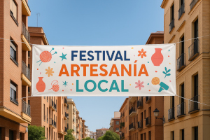 Pancartas para eventos municipales