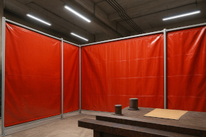 Pantallas de soldadura en PVC